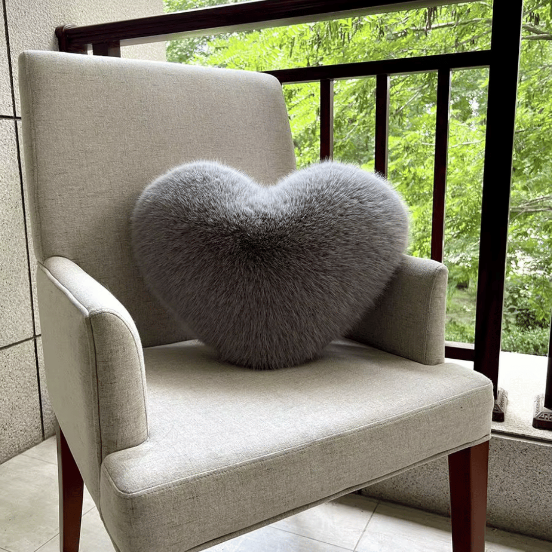 Cuddle Heart Plush Throw Pillow