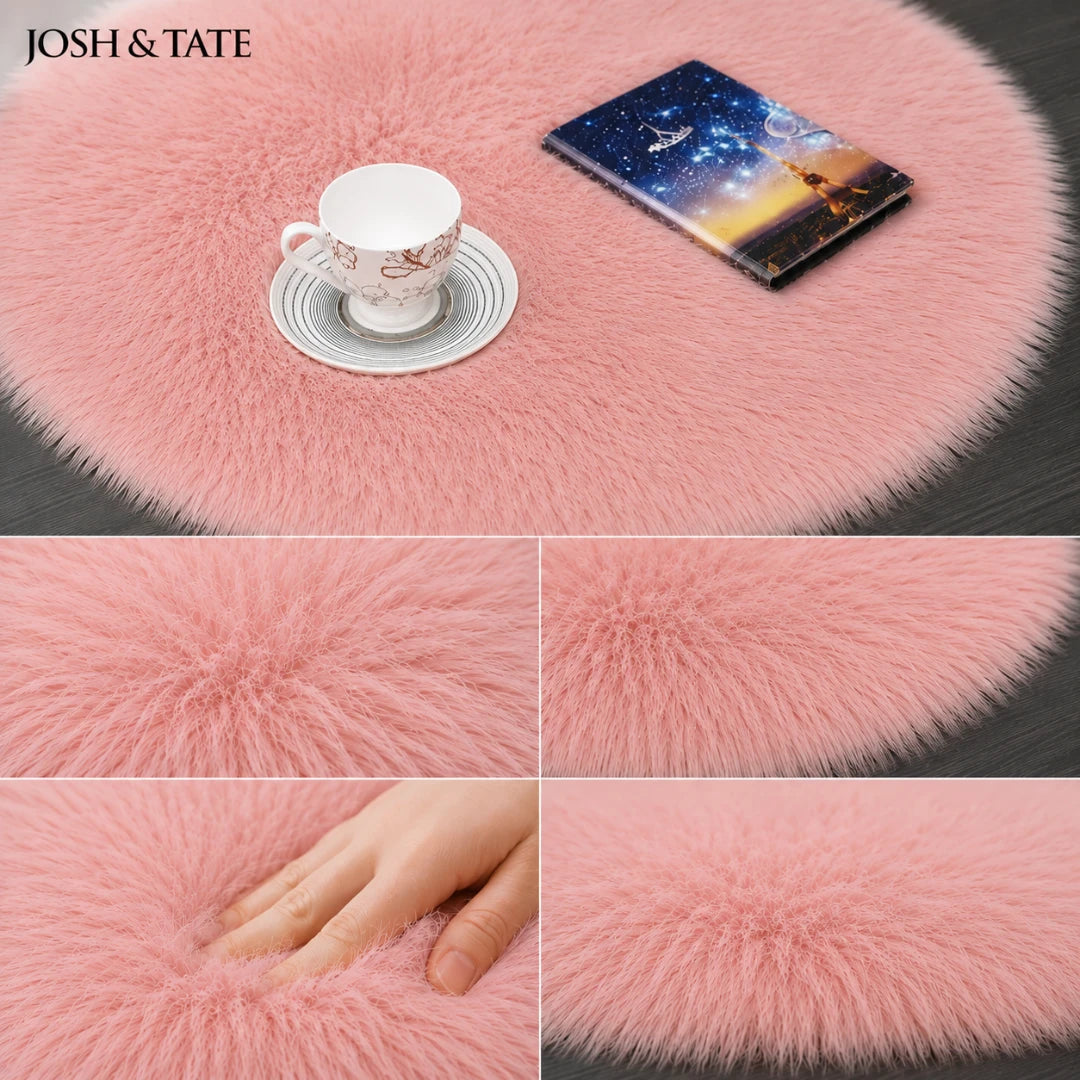 SoftRound™ Faux Fur Accent Rug