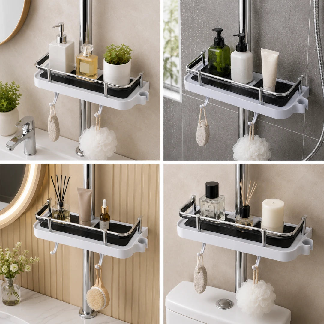 GripMount™ Adjustable Shower Shelf