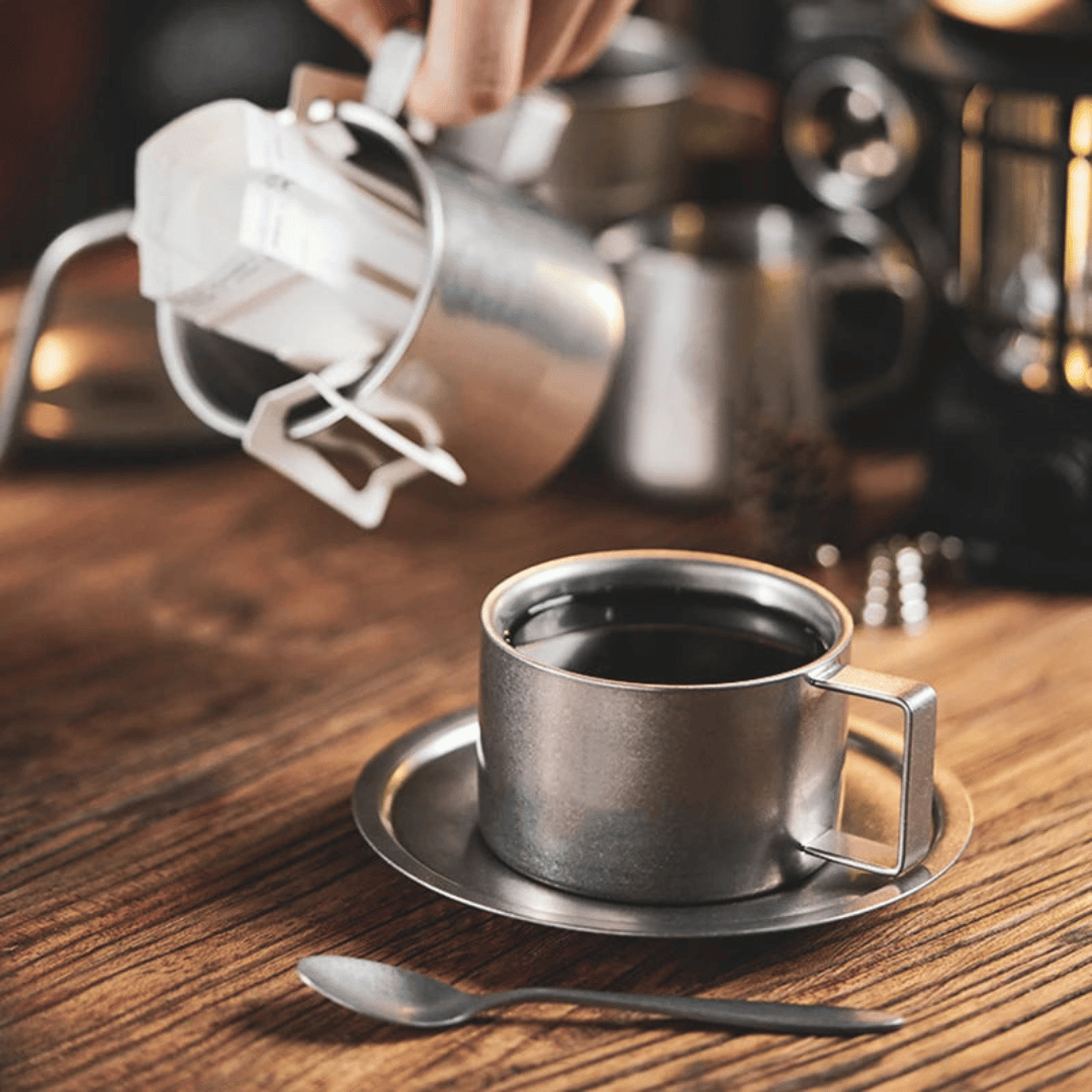 The Rustler Retro Steel Cup