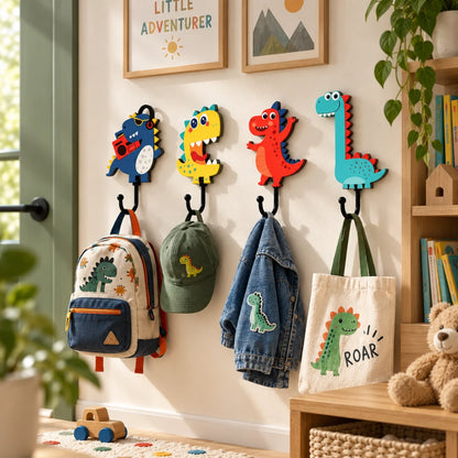 DinoRack™ Dino Wall Hooks