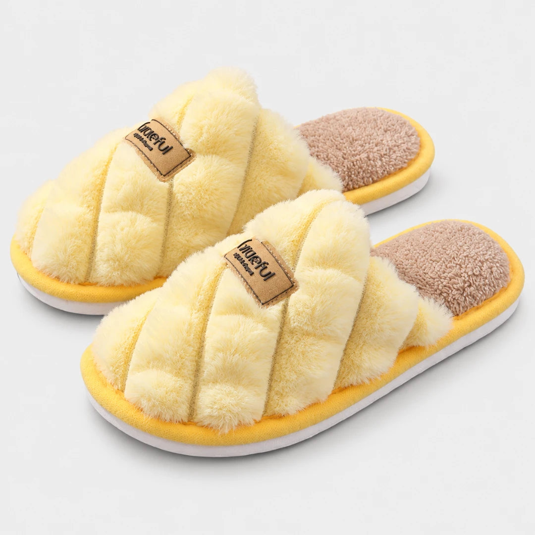 CloudSlide™ Quilted Plush Slippers