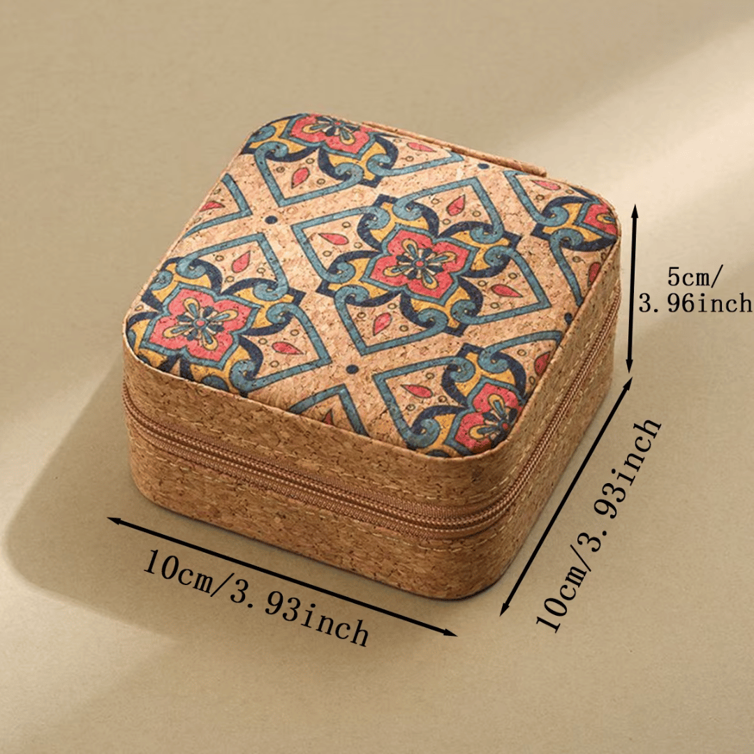Artisan Cork Jewelry Box
