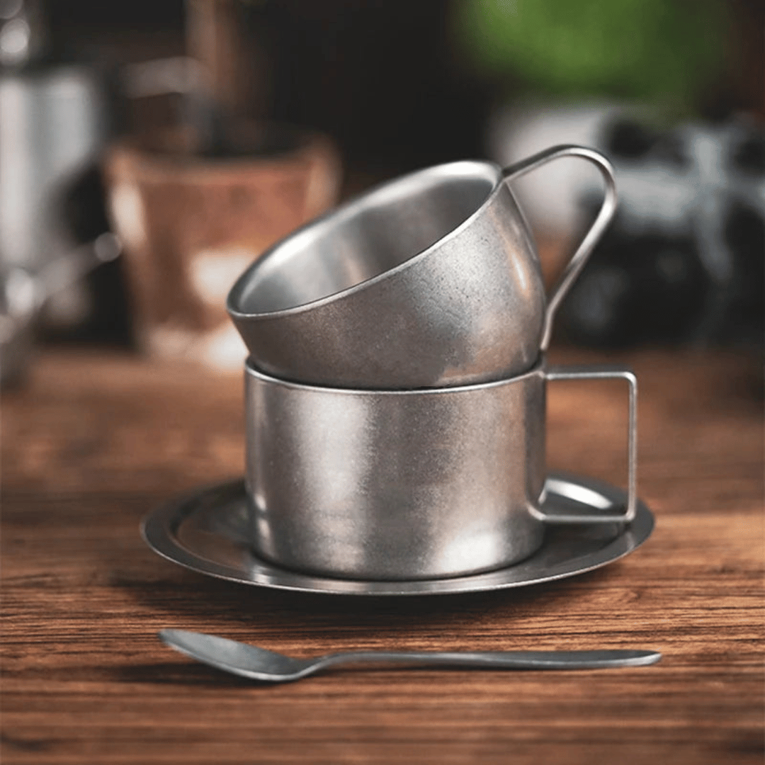 The Rustler Retro Steel Cup