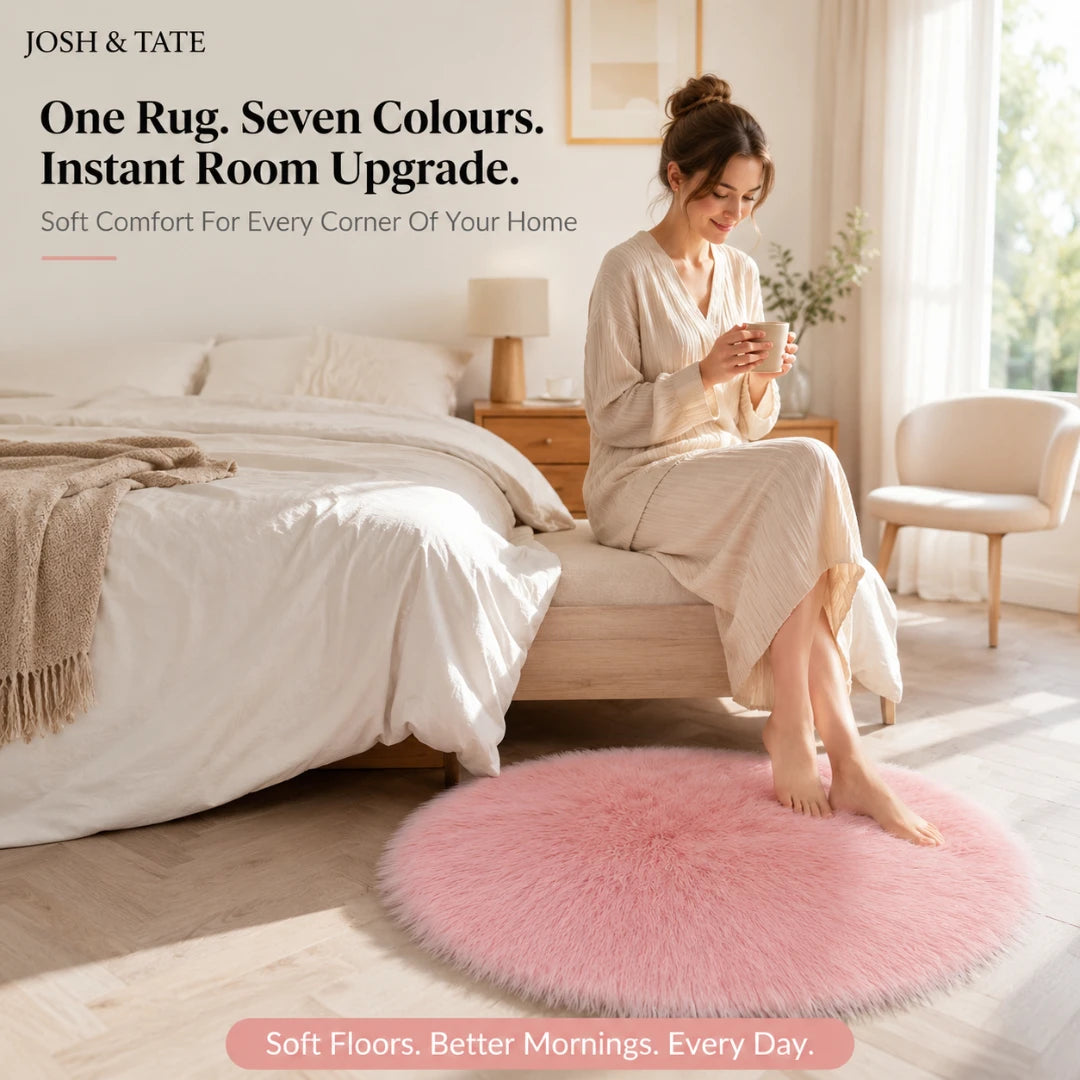 SoftRound™ Faux Fur Accent Rug
