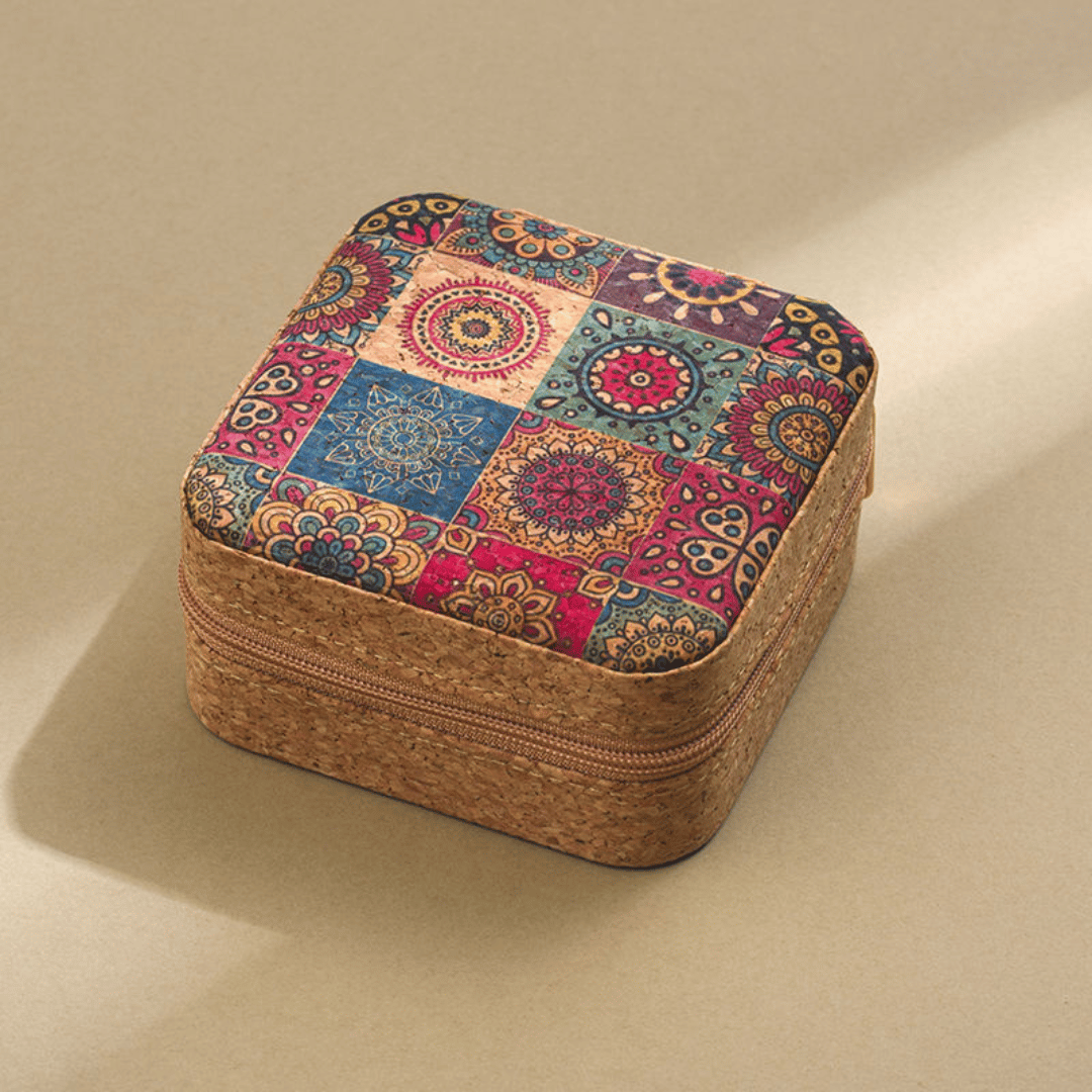 Artisan Cork Jewelry Box