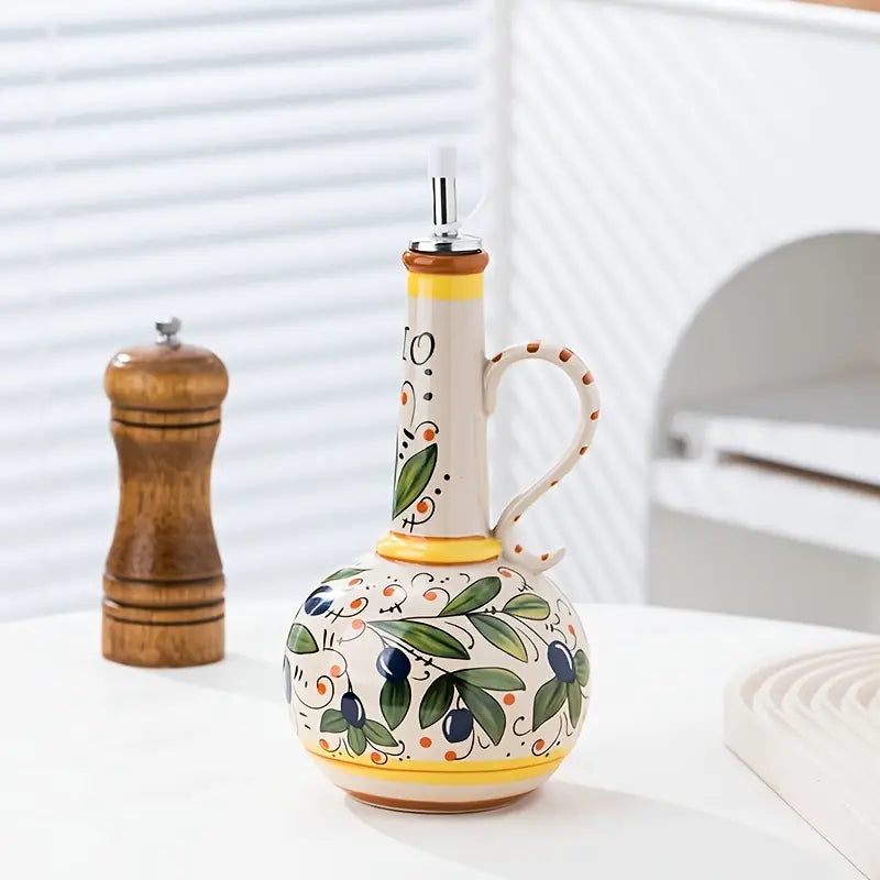 Italian Ceramic Olive Oil Dispenser