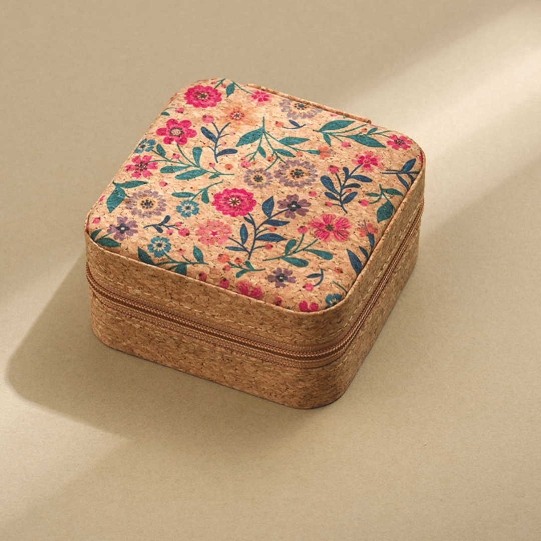 Artisan Cork Jewelry Box