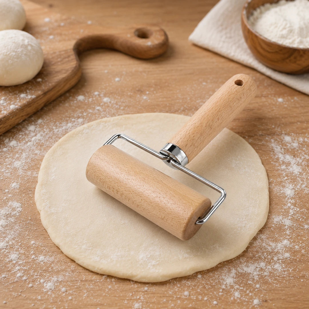 RollMate™ Wooden Dough Roller