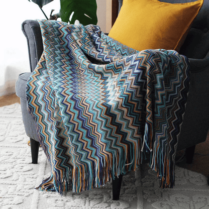 Marbella™ Boho Tassel Throw Blanket