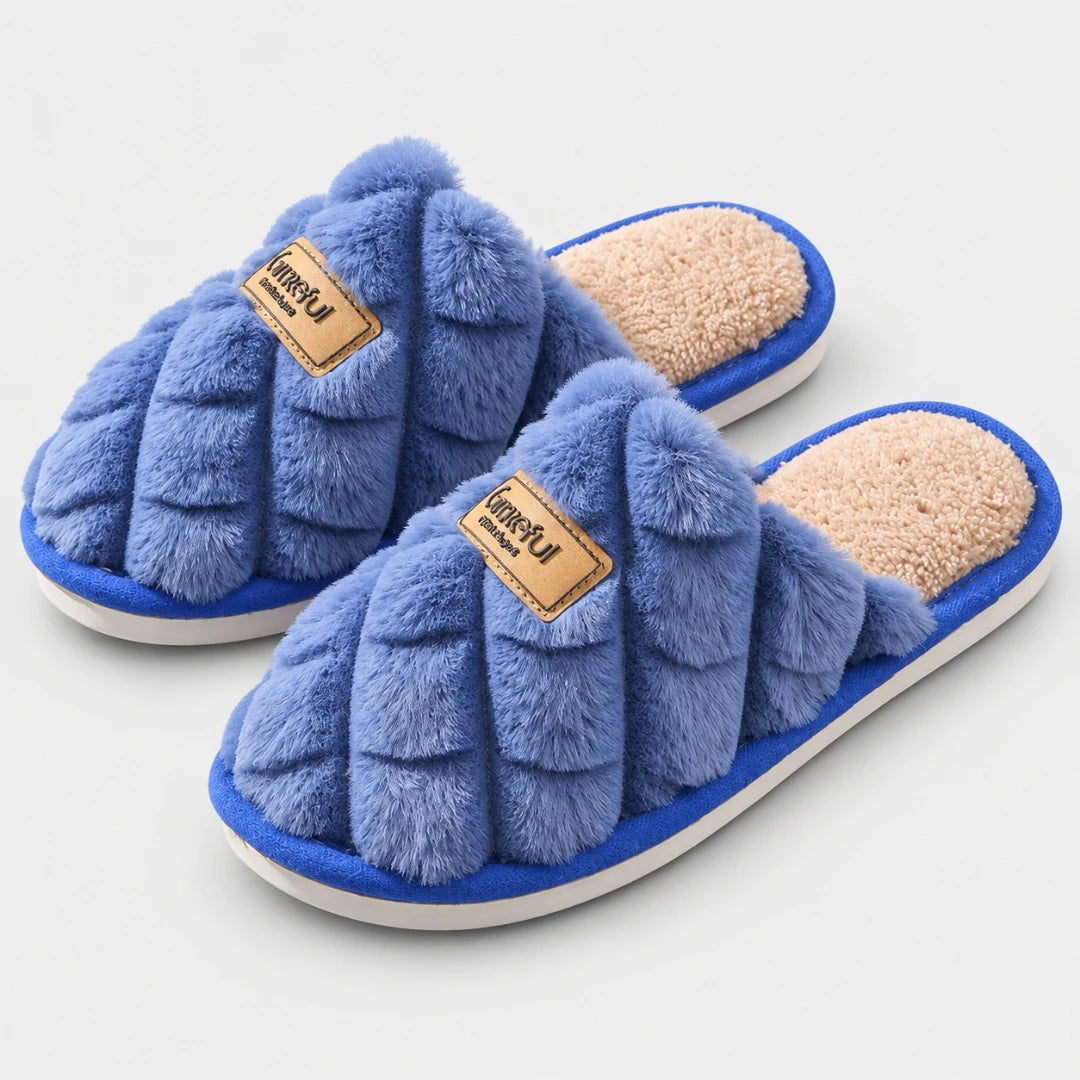 CloudSlide™ Quilted Plush Slippers