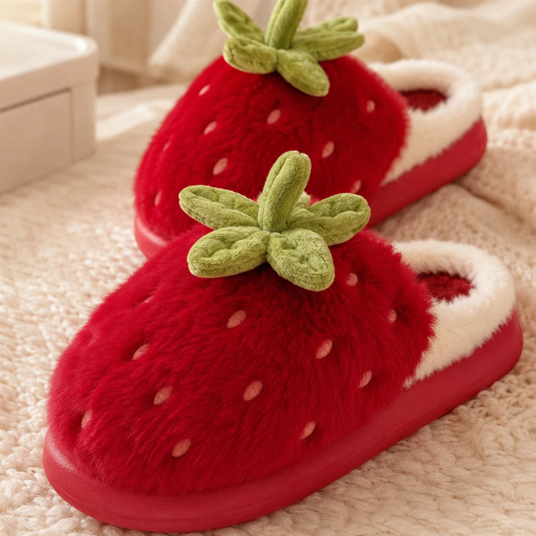 BerryStep™ Comfortable Strawberry Slippers