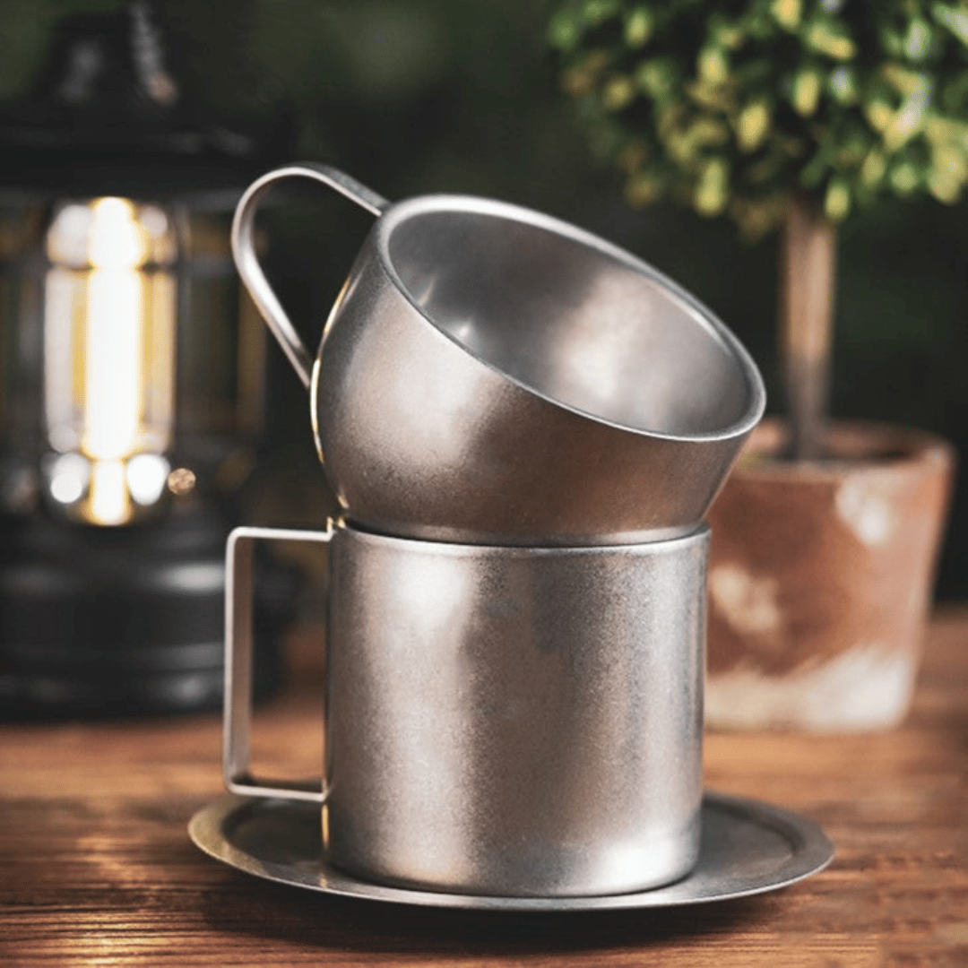 The Rustler Retro Steel Cup