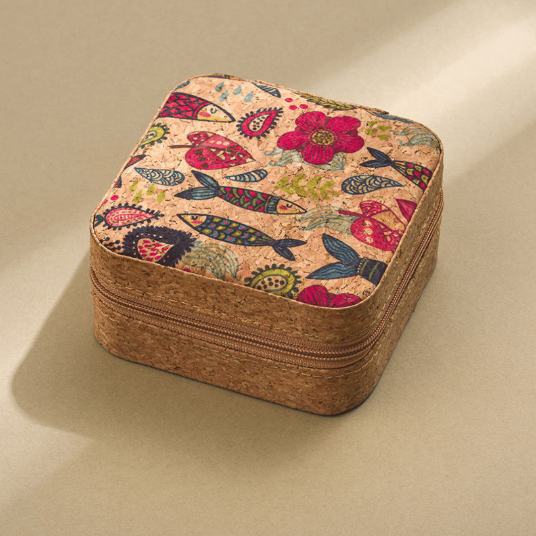 Artisan Cork Jewelry Box