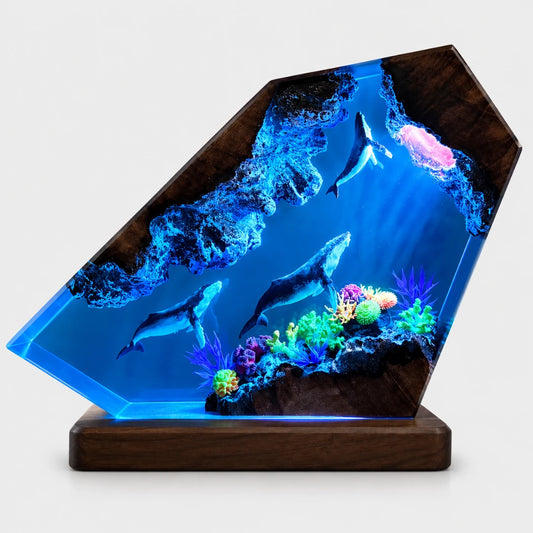 AbyssPrism™ Resin Ocean Lamp