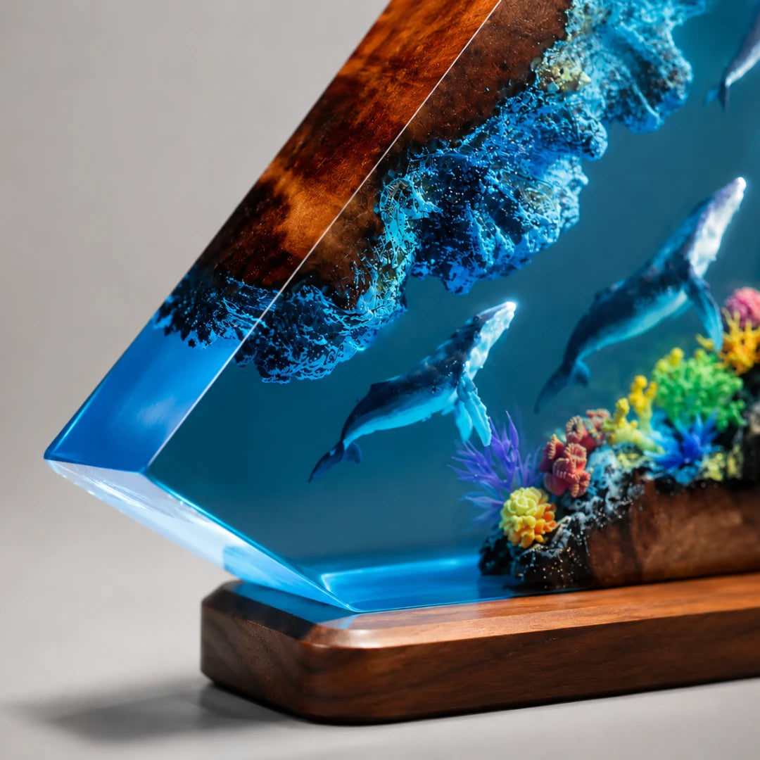 AbyssPrism™ Resin Ocean Lamp