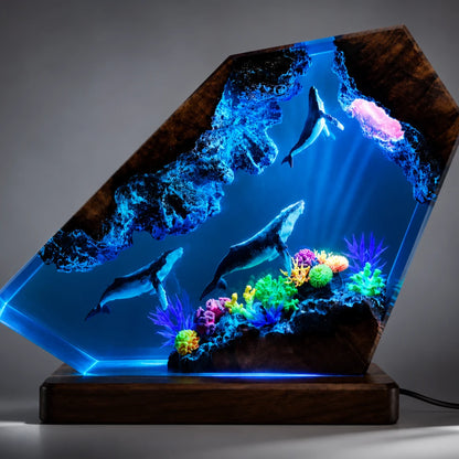 AbyssPrism™ Resin Ocean Lamp