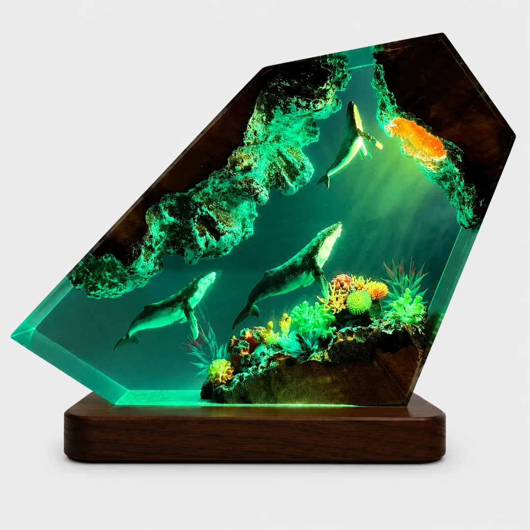 AbyssPrism™ Resin Ocean Lamp