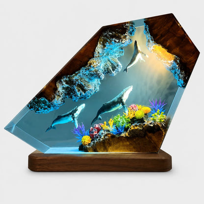 AbyssPrism™ Resin Ocean Lamp