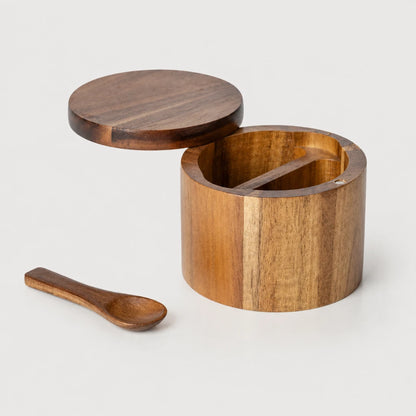 AcaciaJar™ Seasoning Box Storage