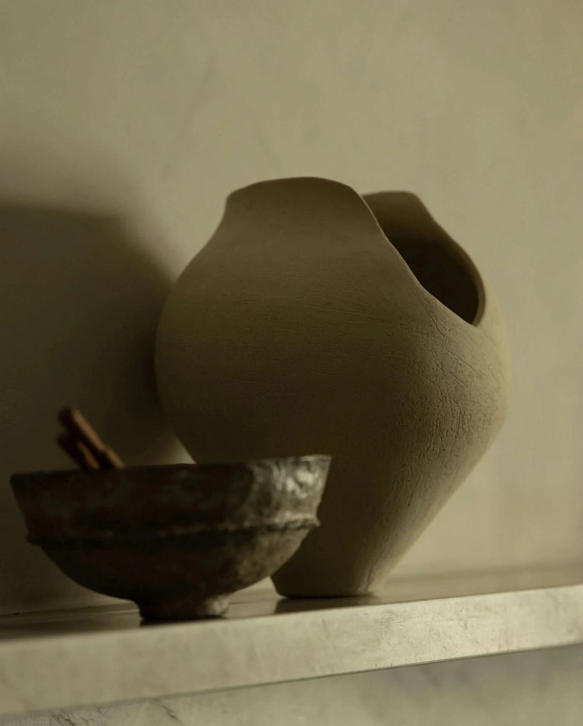 Amara Sculpted Vessel - Set of 3