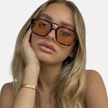 Amara Vintage Luxe Square Sunglasses