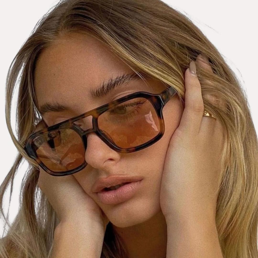 Amara Vintage Luxe Square Sunglasses