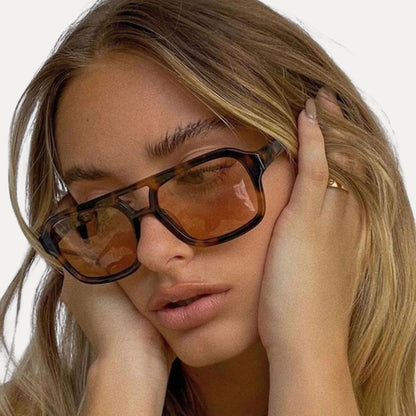 Amara Vintage Luxe Square Sunglasses