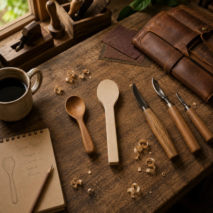 ArtisanBlank™ Ready-to-Carve Spoon