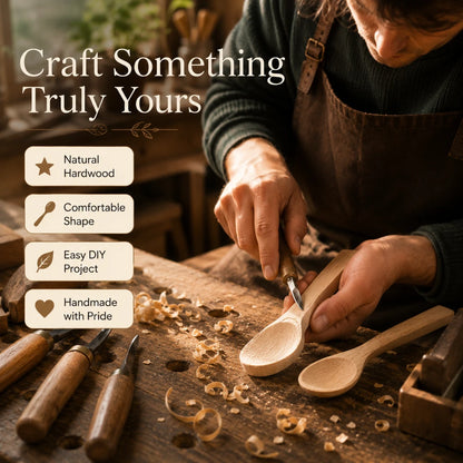 ArtisanBlank™ Ready-to-Carve Spoon