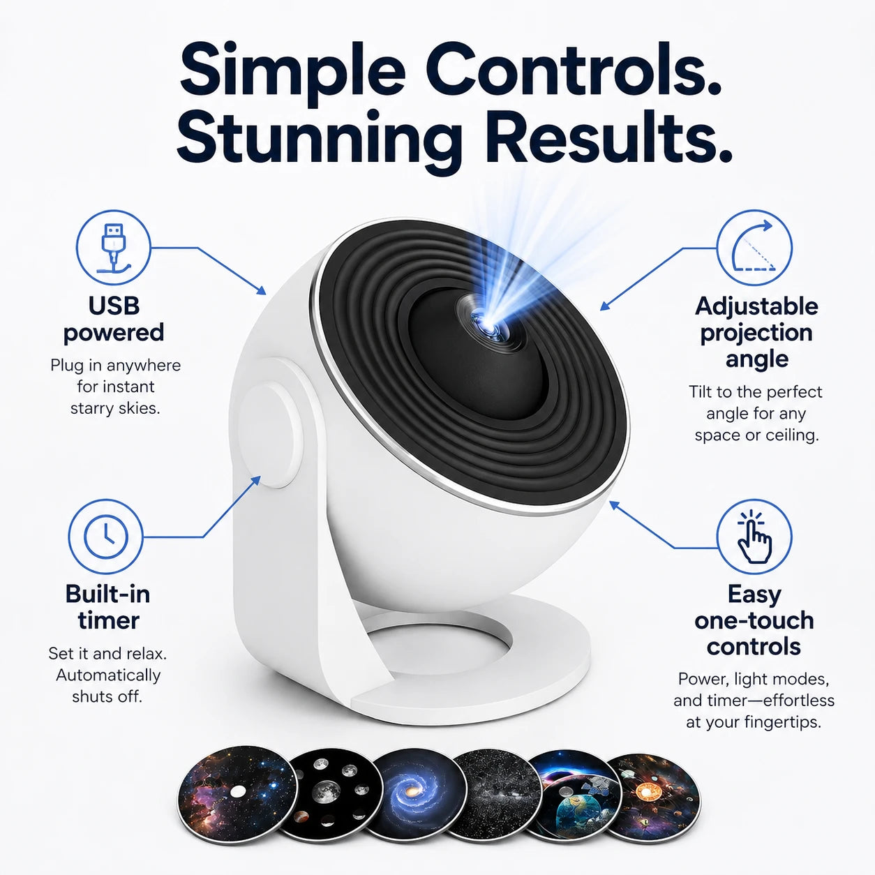AstroGlow Galaxy Projector Lamp