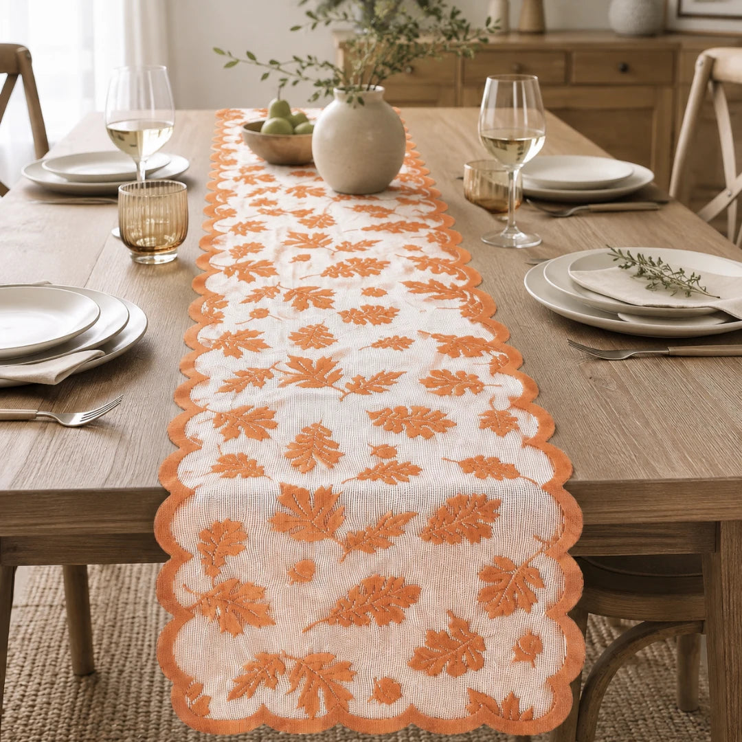 AutumnVeil™ Lace Table Runner