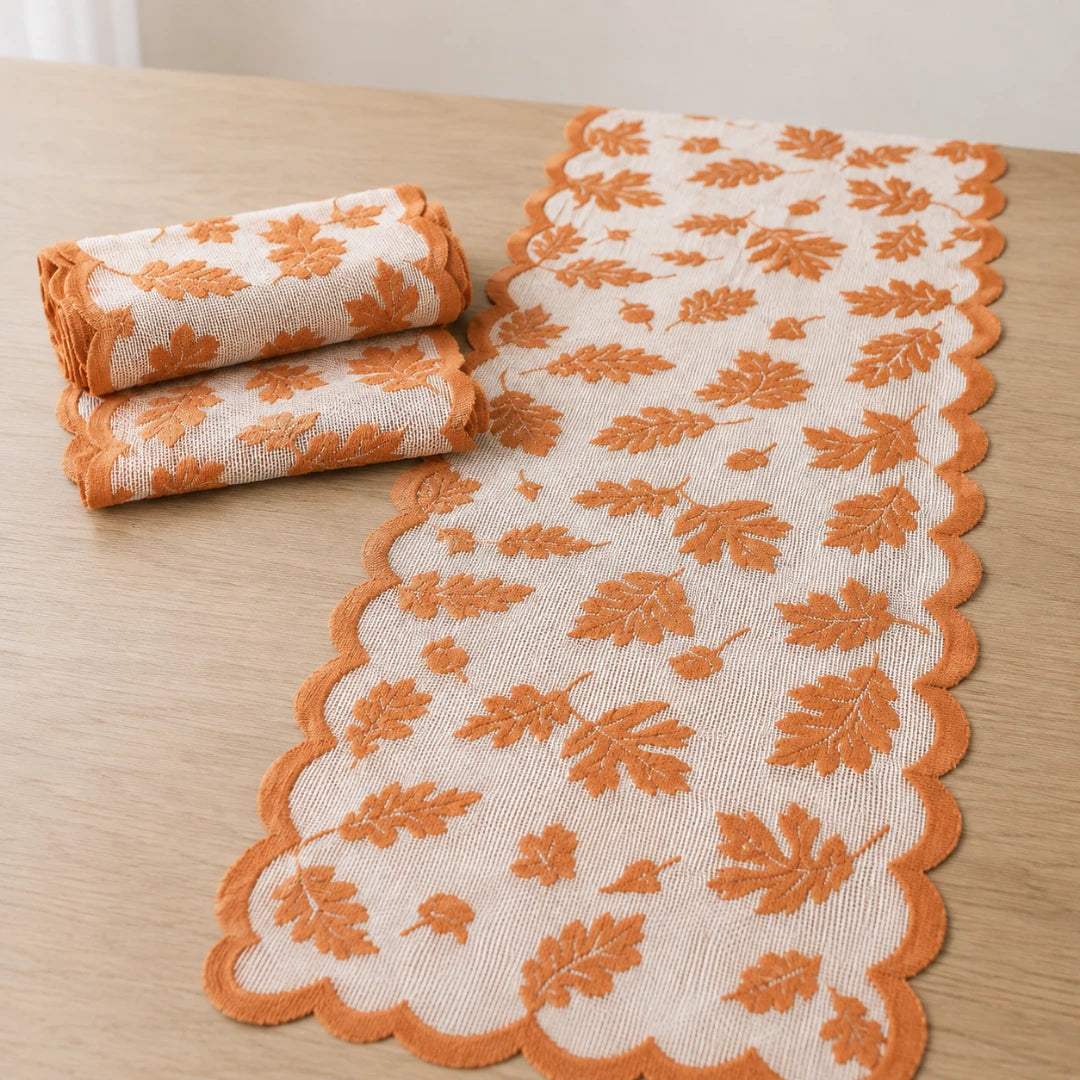 AutumnVeil™ Lace Table Runner