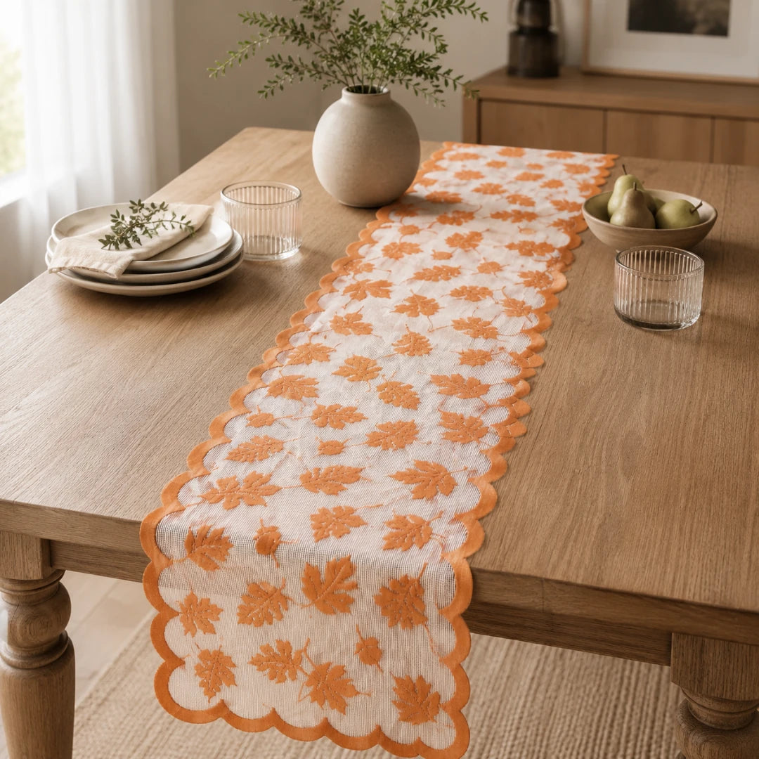 AutumnVeil™ Lace Table Runner