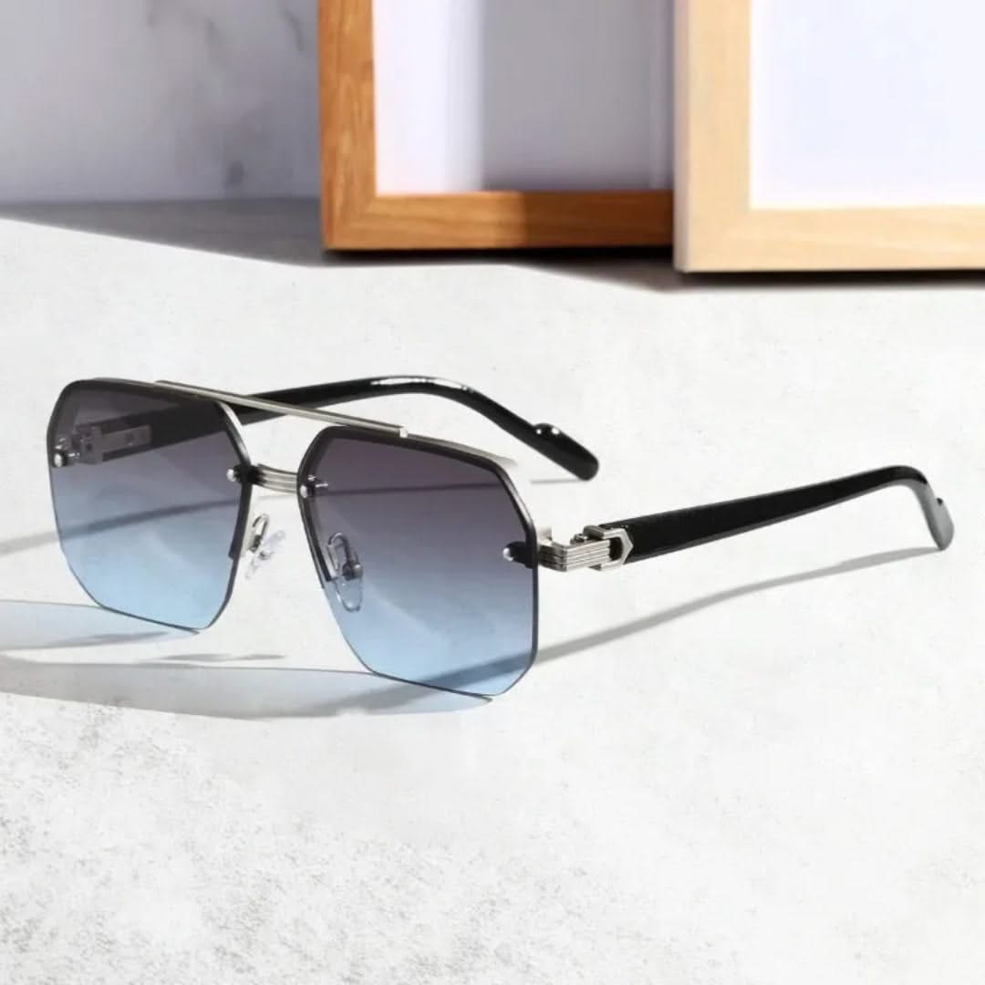 Aveline Rimless Gradient Sunglasses