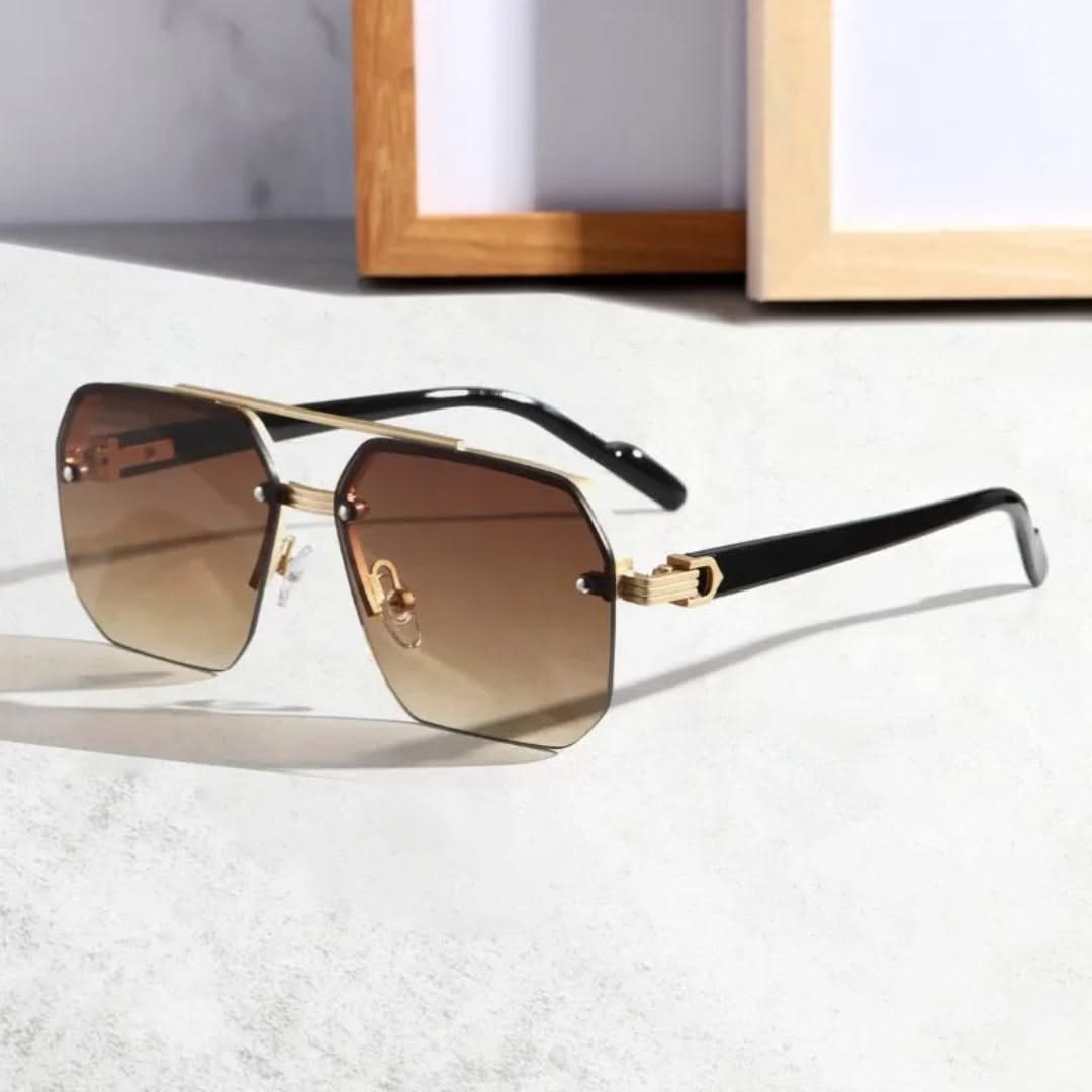 Aveline Rimless Gradient Sunglasses