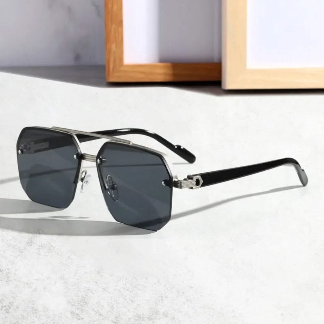 Aveline Rimless Gradient Sunglasses