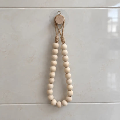 BeadLoop™ Wooden Bead Toilet Paper Holder
