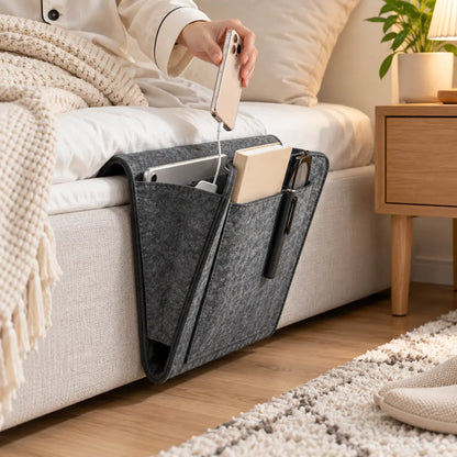 BedSideStash™ Felt Bedside Organizer
