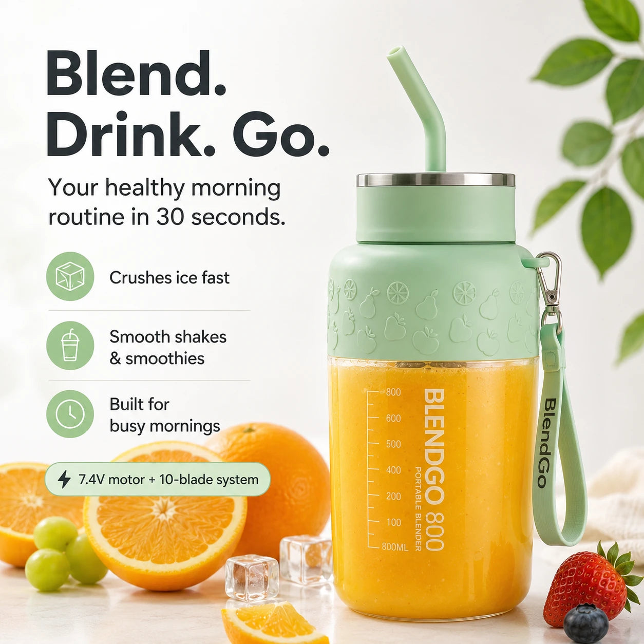 BlendGo 800 - Portable Blender