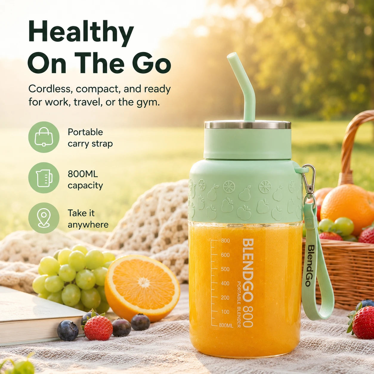 BlendGo 800 - Portable Blender-5
