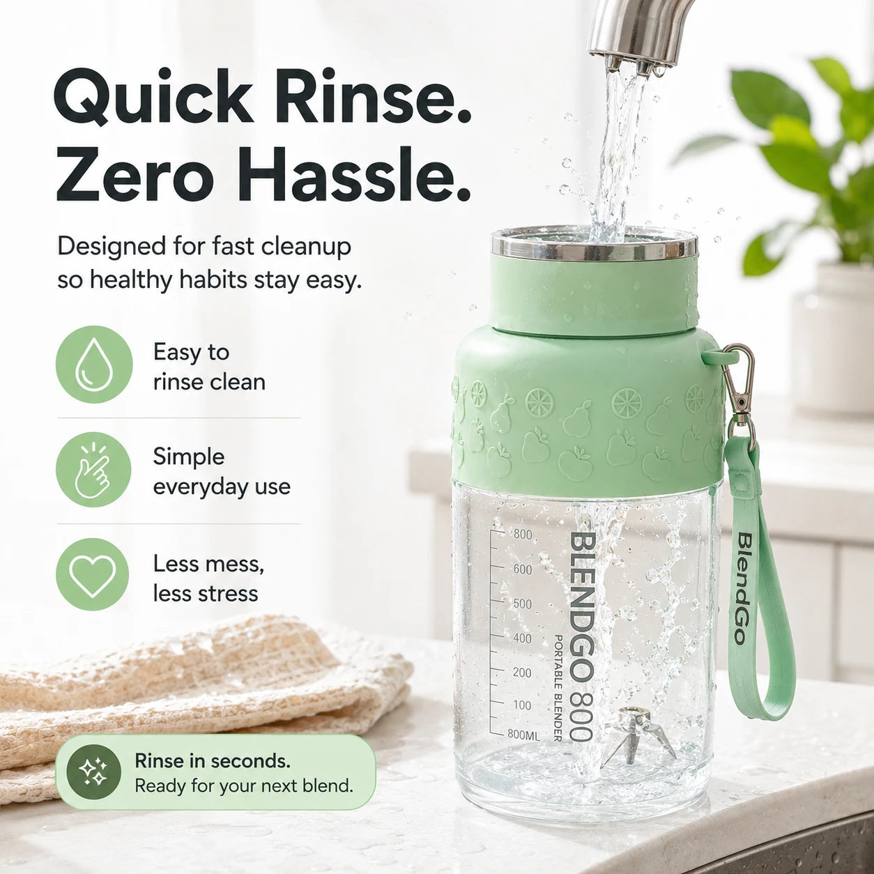 BlendGo 800 - Portable Blender