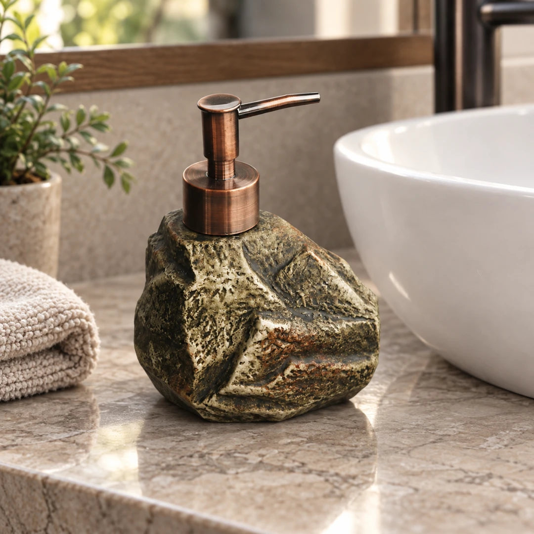 BoulderBath™ Ceramic Soap Dispenser