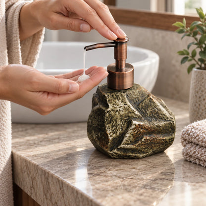 BoulderBath™ Ceramic Soap Dispenser