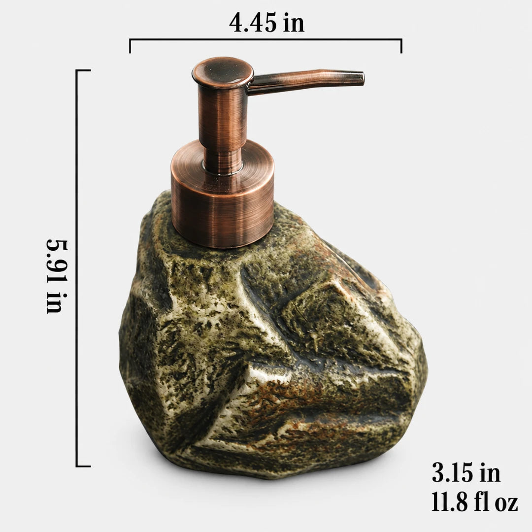 BoulderBath™ Ceramic Soap Dispenser