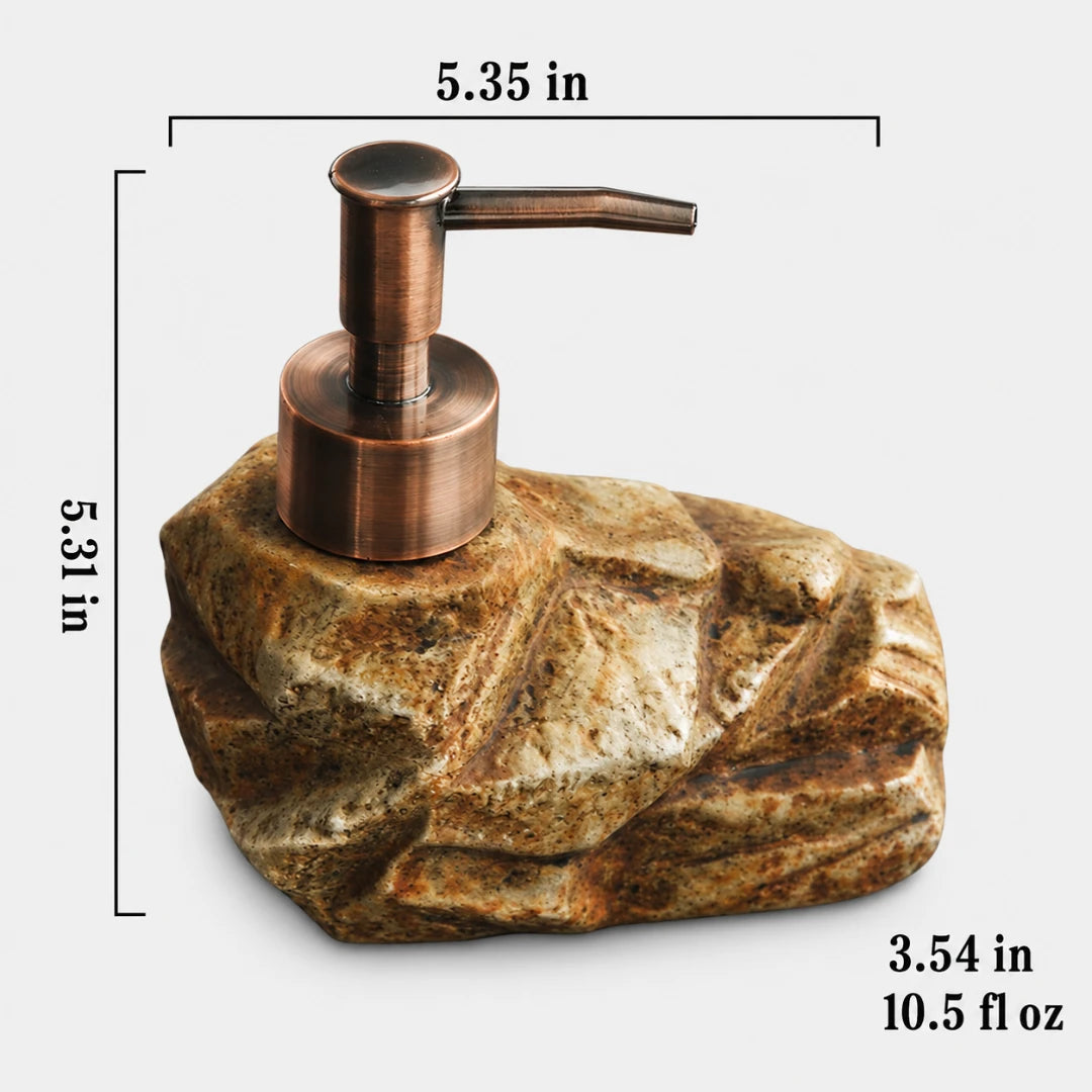 BoulderBath™ Ceramic Soap Dispenser