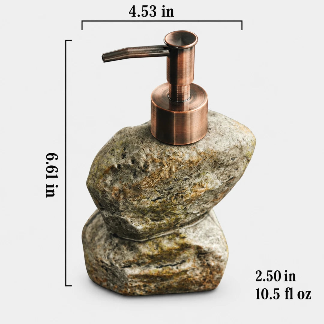 BoulderBath™ Ceramic Soap Dispenser