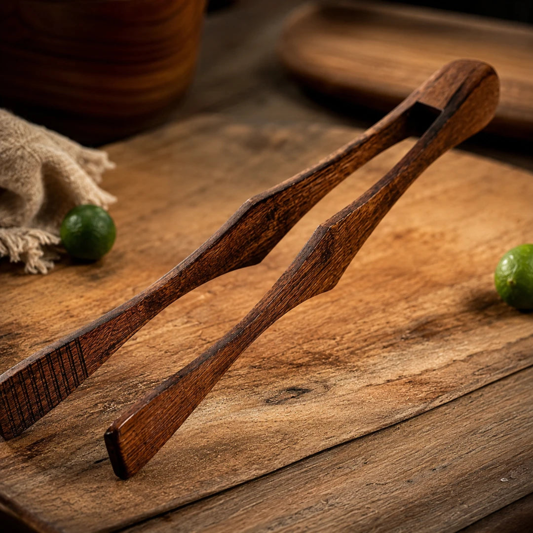 BranchBite™ Wooden Tongs