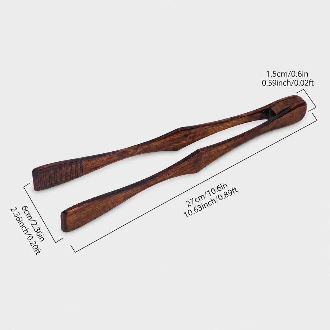 BranchBite™ Wooden Tongs