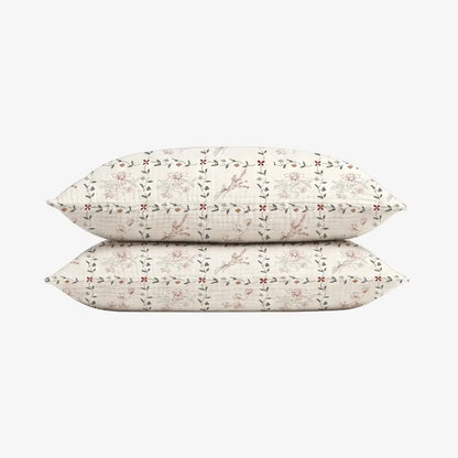 Muslin Cotton Pillowcase Set of 2, Soft Breathable Standard Size 20x35 Inches for Comfortable Sleep and Skin Health 9